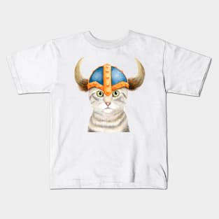 Morris, The Viking Cat Kids T-Shirt